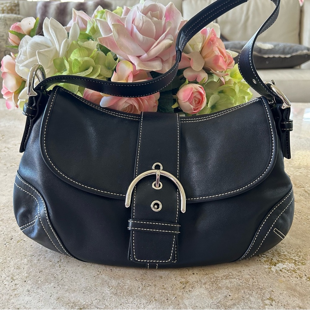 Vintage Coach Soho Leather Shoulder Bag